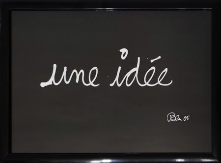 VAUTIER BEN (n. 1935) - Une idée.