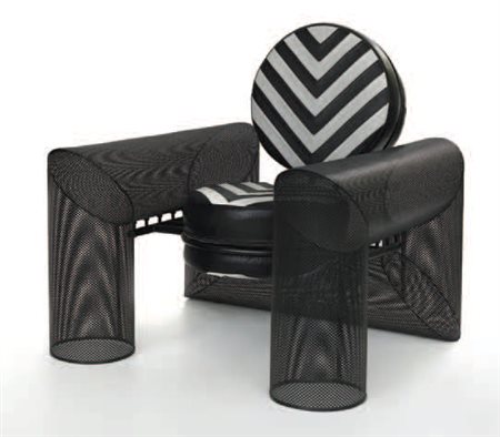 Sesta “IL PRINCIPE” Mario Botta / Alias spa, 1985 Poltrona. Struttura in...