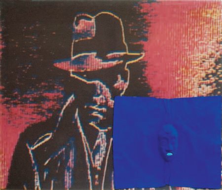 Nam June Paik Seul, 1932 - Miami, 2006 HUMPHREY BOGART CON MASCHERA E MINI...