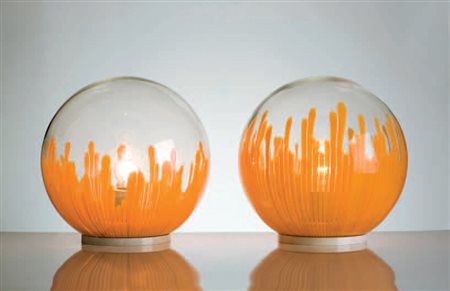 Ludovico Diaz de Santillana COPPIA DI LAMPADE “ANEMONE”, 1965 circa Prodotta...