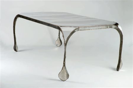 Ron Arad “LIGHT TABLE”, fine anni ‘80 Prodotto da One-Off Ltd. In acciaio...