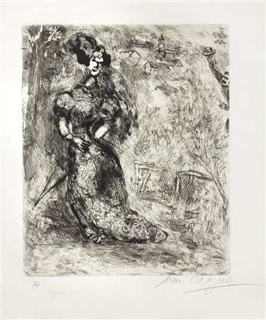 Marc Chagall, La Fille, (1952)