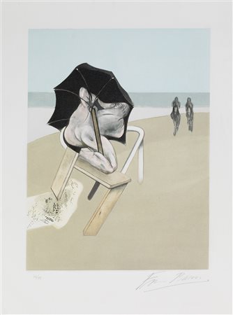 Francis Bacon, Triptych (pannello sinistro), 1981