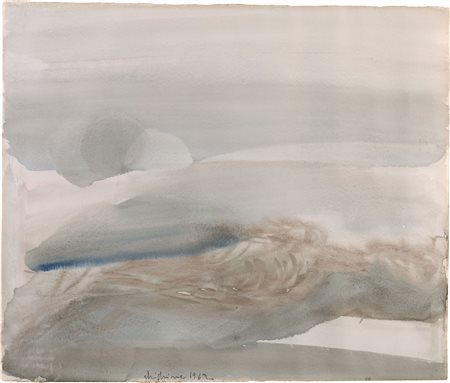 Alfredo Chighine, Paesaggio, 1962