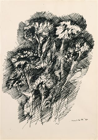 Ennio Morlotti, Calendule, 1961