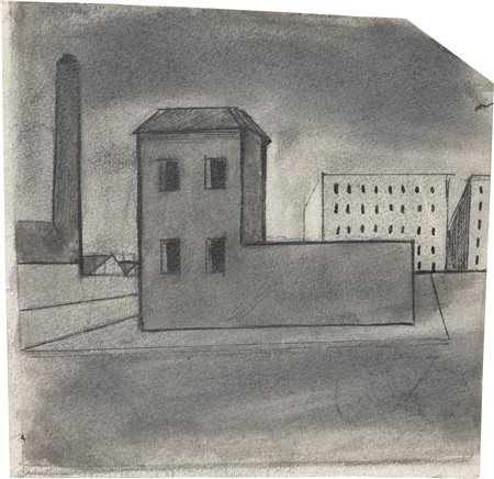Mario Sironi, Paesaggio urbano, 1923 ca.