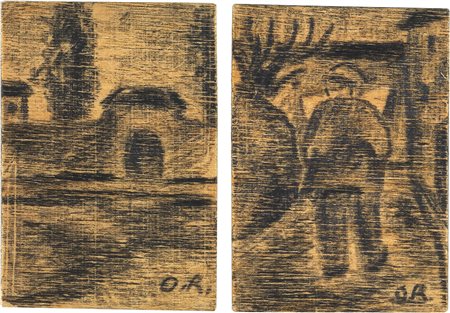 Ottone Rosai, «Piazza del Carmine» e «Passeggiata», (1920)