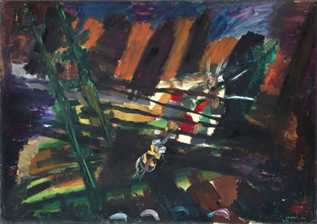 Bruno Cassinari, Volo d'uccelli sulle Dolomiti, 1962