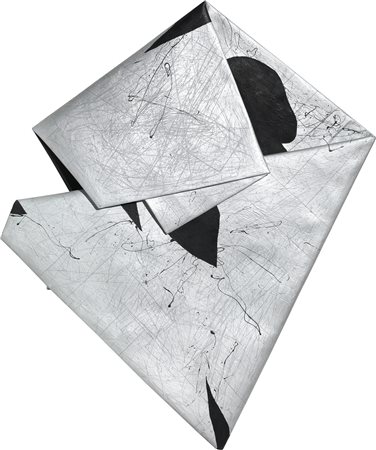 Cesare Berlingeri
Cittanova (Rc) 1948
Argenteo piegato, 2012