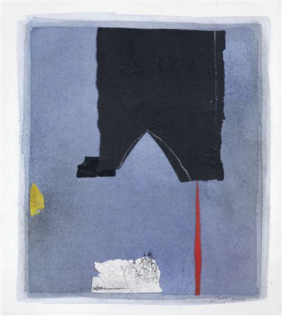 Giuseppe Santomaso
Venezia 1907 - 1990
Senza titolo, (1988)