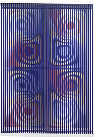 Alberto Biasi
Padova 1937
Spirali colorate, 2009