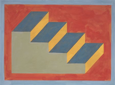 Sol LeWitt
Hartford 1928 - New York 2007
Isometric figure (Steps), 1991
