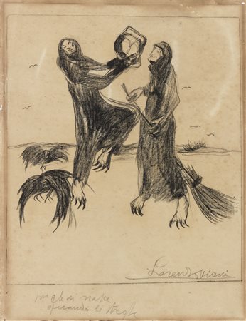 Lorenzo Viani, Illustrazione per le «Fole» di Enrico Pea, 1909
