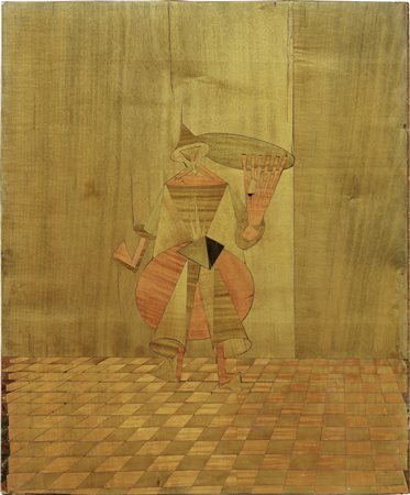 Fortunato Depero, Mandarino cinese (Mandarino con ombrello), 1917 ca.