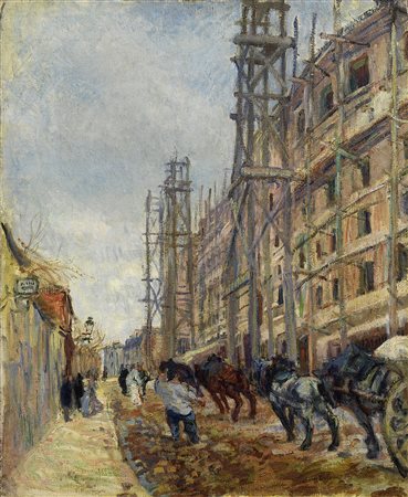 Raoul Dufy, La rue Lepic, 1904