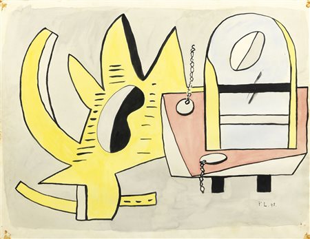 Fernand Léger, Le coq jaune, 1948