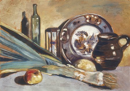 Filippo de Pisis, La cena del cappuccino, (1923)