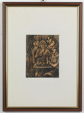 SASSU ALIGI (1912 - 2000) - Senza titolo.