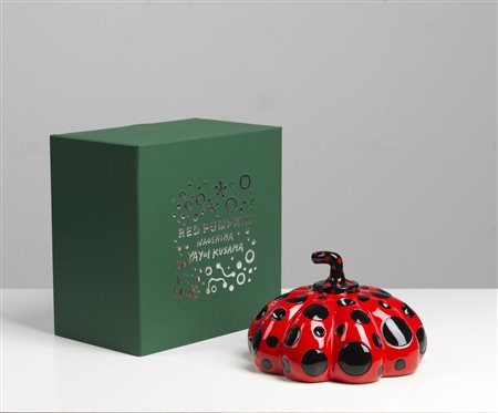 KUSAMA YAYOI (n. 1929) - Red Pumpkin Naoshima.