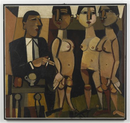 SALVADORI GIULIO (1918 - 1999) - Senza titolo.