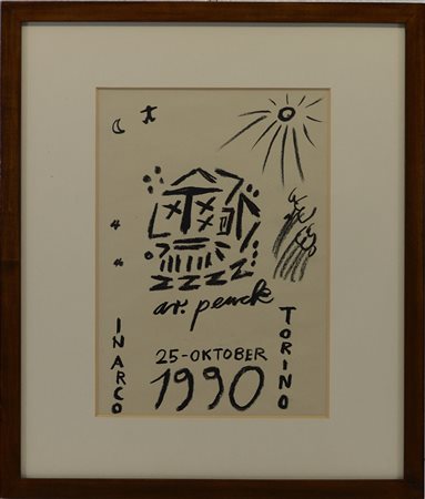 PENCK A.R. (n. 1939) - In Arco 25 Oktober 1990 Torino.