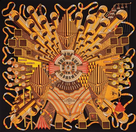 Hermès - Foulard Point d'Orgue, 2012