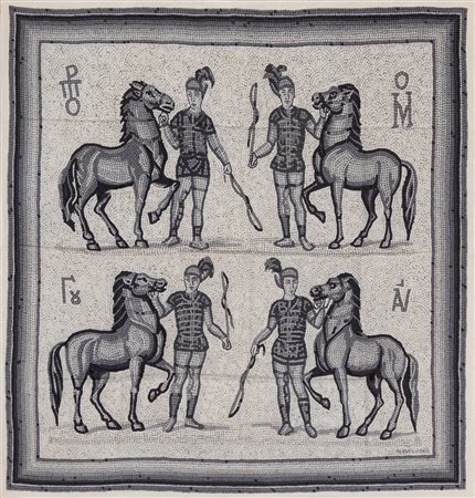 Hermès - Foulard Mosaique, 1954