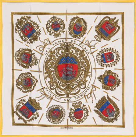 Hermès - Foulard Les Armes de Paris, 1992