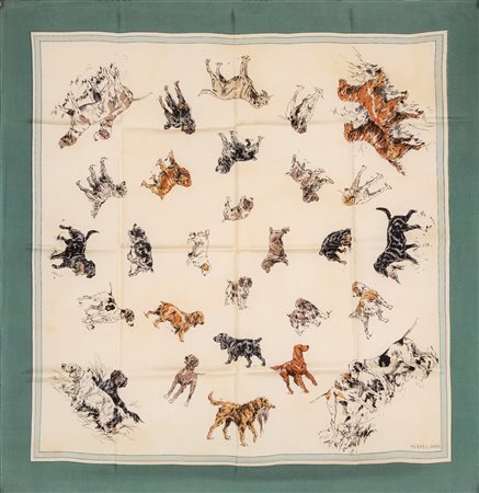 Hermès - Foulard Race de Chiens de Chasse, 1951