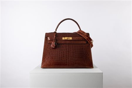 Hermès - Borsa Kelly Sellier 32 cm, 1988