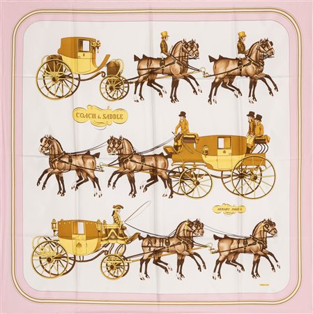 Hermès - Foulard Coach & Saddle, 1976