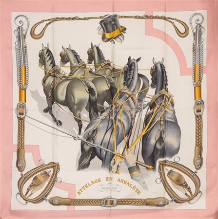 Hermès - Foulard Attelage en Arbalète, 1972