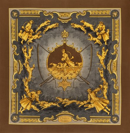 Hermès - Foulard Chiens et Valets, 1955