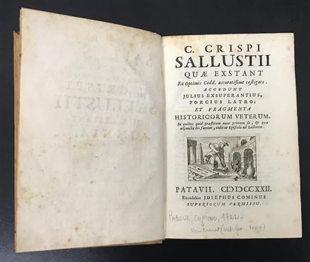 Crispus Gaius Sallustius C. CRISPI SALLUSTII QUAE EXSTANT EX OPTIMIS CODD....