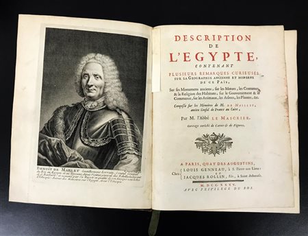 Jean-Baptiste Le Mascrier DESCRIPTION DE L'EGYPTE contenant plusieurs...