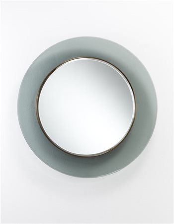 Fontana Arte Specchio da parete modello "1669". Milano, 1963. Cornice in cristal