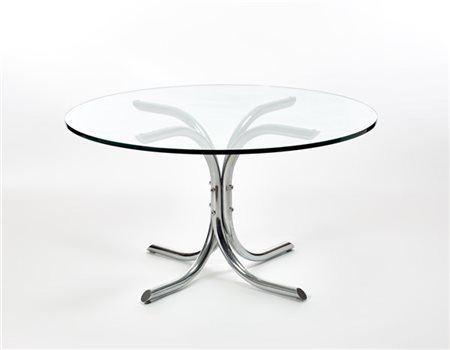 Guy Bazzani Tavolo modello "Medusa". Produzione Tetrarch, Italia, 1969. Tubolari