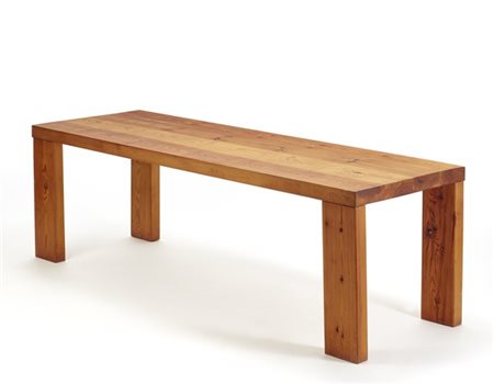 Raffaello Biagetti Tavolo della serie "Sine Loco". Ravenna, anni '70. Legno mass