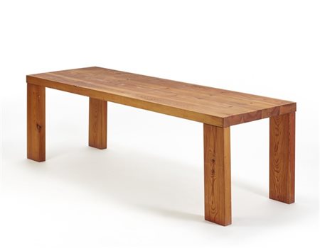 Raffaello Biagetti Tavolo della serie "Sine Loco". Ravenna, anni '70. Legno mass