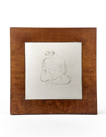 Lino Sabattini "Le Petite Confidence - Le Corbusier"
Lastra in ottone argentato