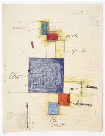 Carlo Scarpa "a la piavola de Franza"
Studio del decoro geometrico a mosaico di