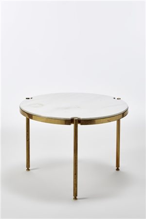 Osvaldo Borsani Tavolino a tripode con piano circolare. Tecno, Varedo, anni '50/