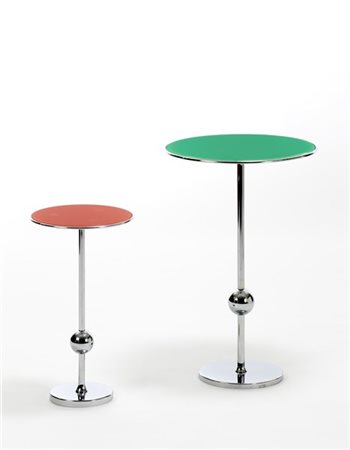 Valeria Borsani Lotto composto da due tavoli di servizio della serie "ABV". Prod