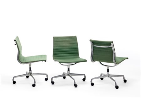 Charles Eames (1907-1978) e Ray Eames (1912-1988) Lotto composto da tre sedie de
