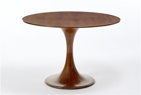 Luigi Massoni Tavolo modello "Clessidra". Produzione Mobili, anni '50/'60. Legno