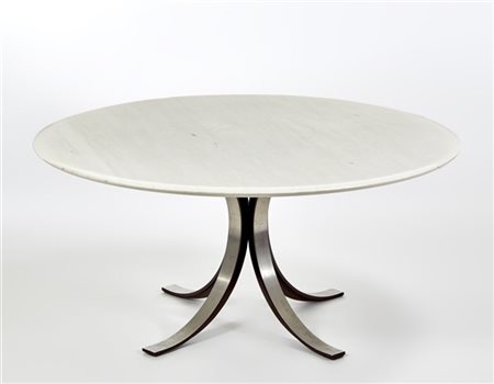 Osvaldo Borsani (1911-1985) e Eugenio Gerli (1923-2013) Tavolo tondo modello "T6