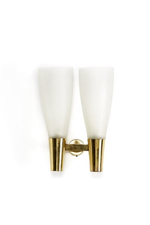 Pietro Chiesa Lampada da parete a due luci modello "1537". Produzione Fontana Ar