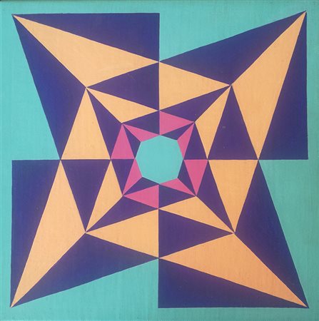 Hilda Duse Reich, Il tema dei rombi, 1990