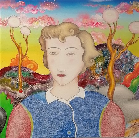 Luca Alinari, Figura su paesaggio, 1995