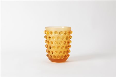 Lalique - Vaso mod. Mossi Amber